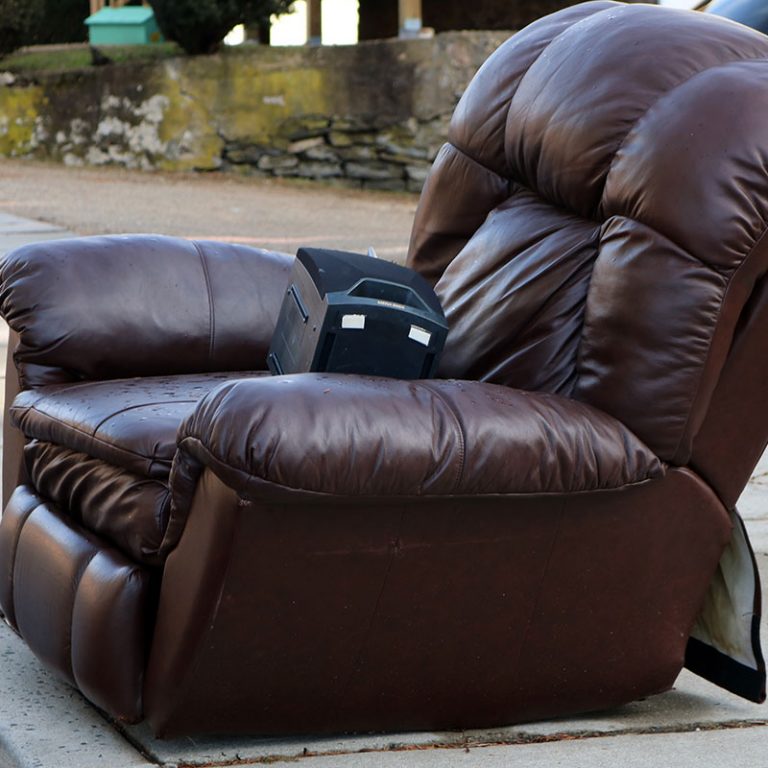Recliner Couch Right On Time Junk Removal